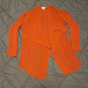 Charter Club Rust colored Knit Cardigan